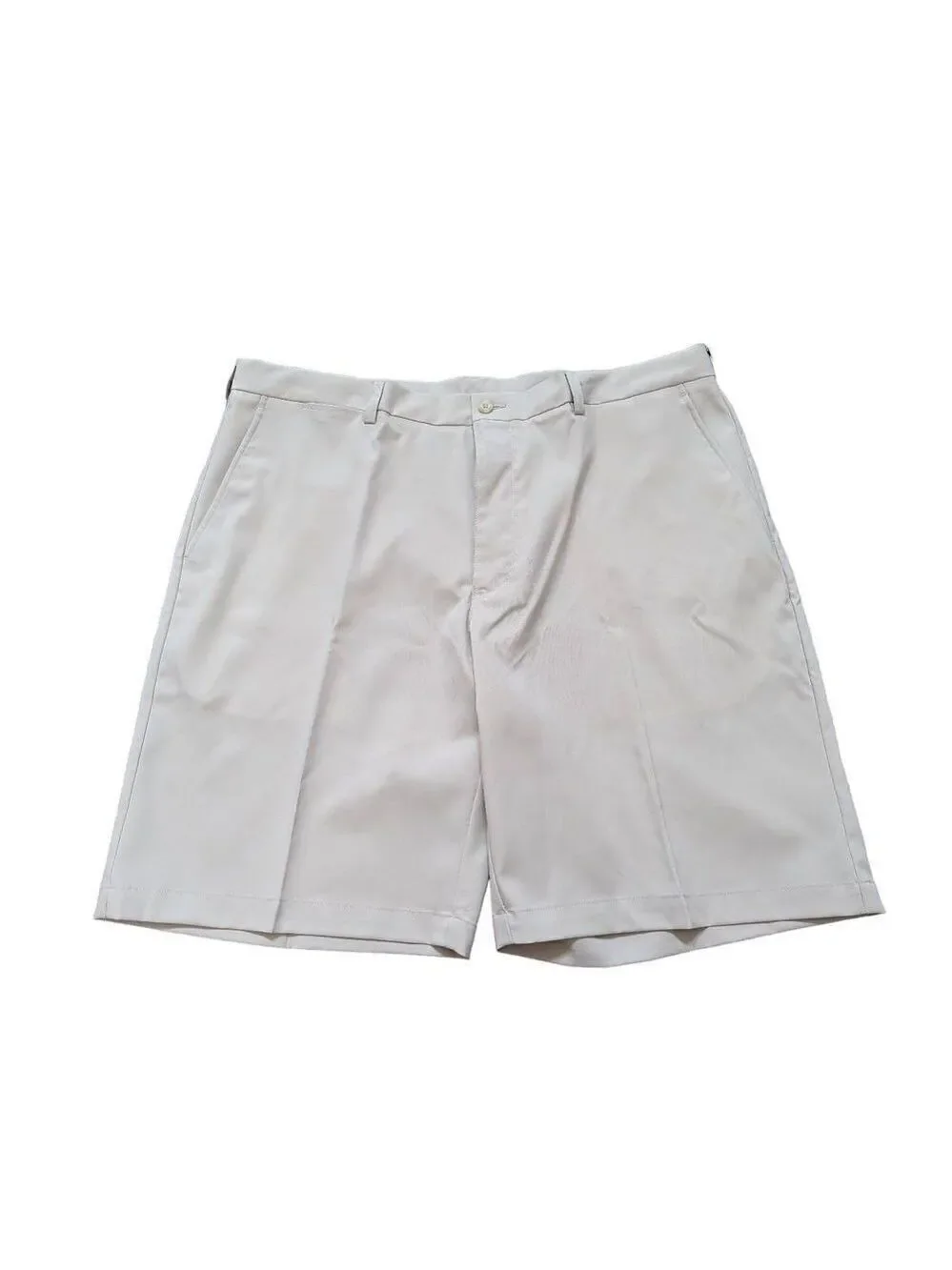 PGA Tour Mens Light Tan UPF 50+ Lightweight Flat Front Golf Shorts Size 40 NWT